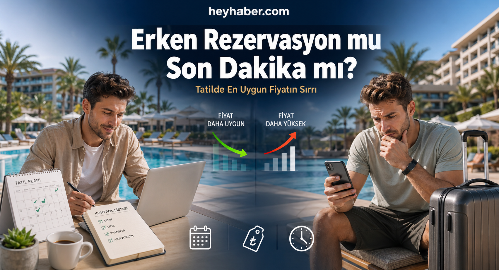 Erken Rezervasyon mu Son Dakika mı? Tatilde En Uygun Fiyatın Sırrı