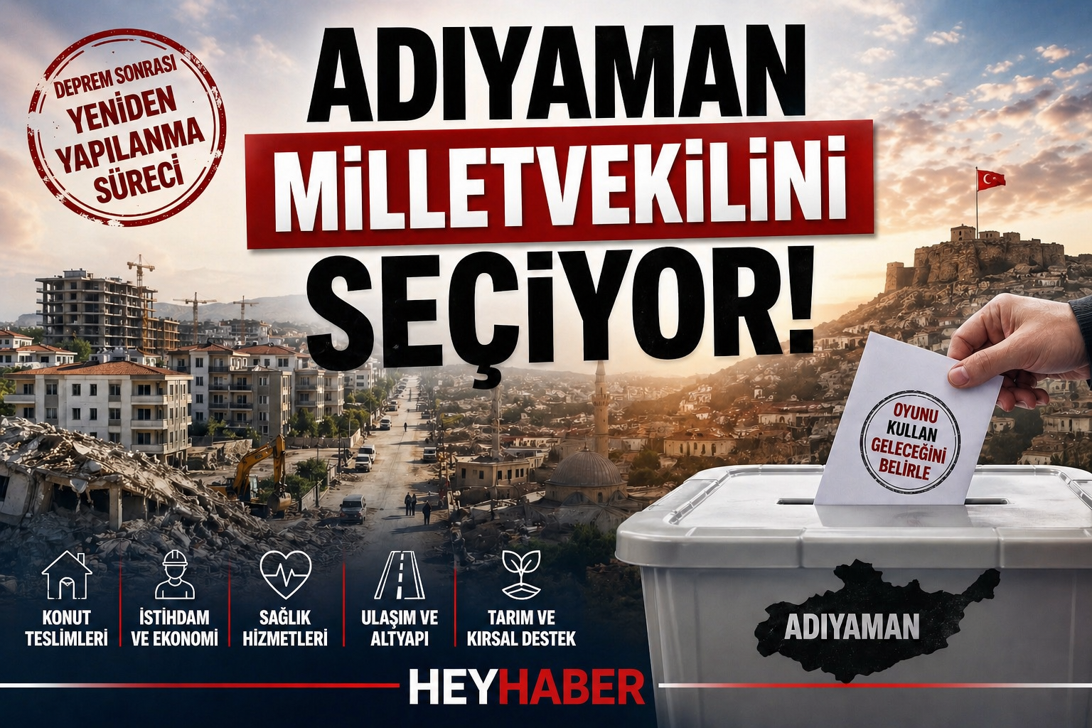 ADIYAMAN MİLLETVEKİLİ SEÇMEK İÇİN HAZIRLANIYOR: 2028’DE SEÇMEN NELERE DİKKAT EDECEK?
