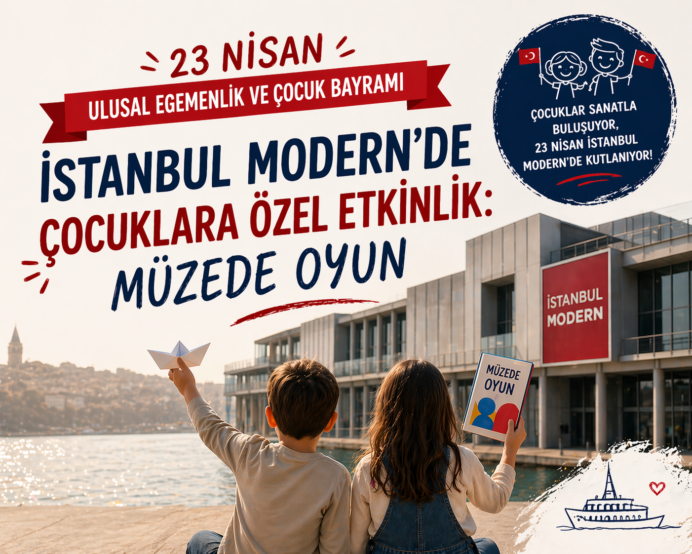 İstanbul Modern’de Çocuklara Özel Etkinlik; Müzede Oyun