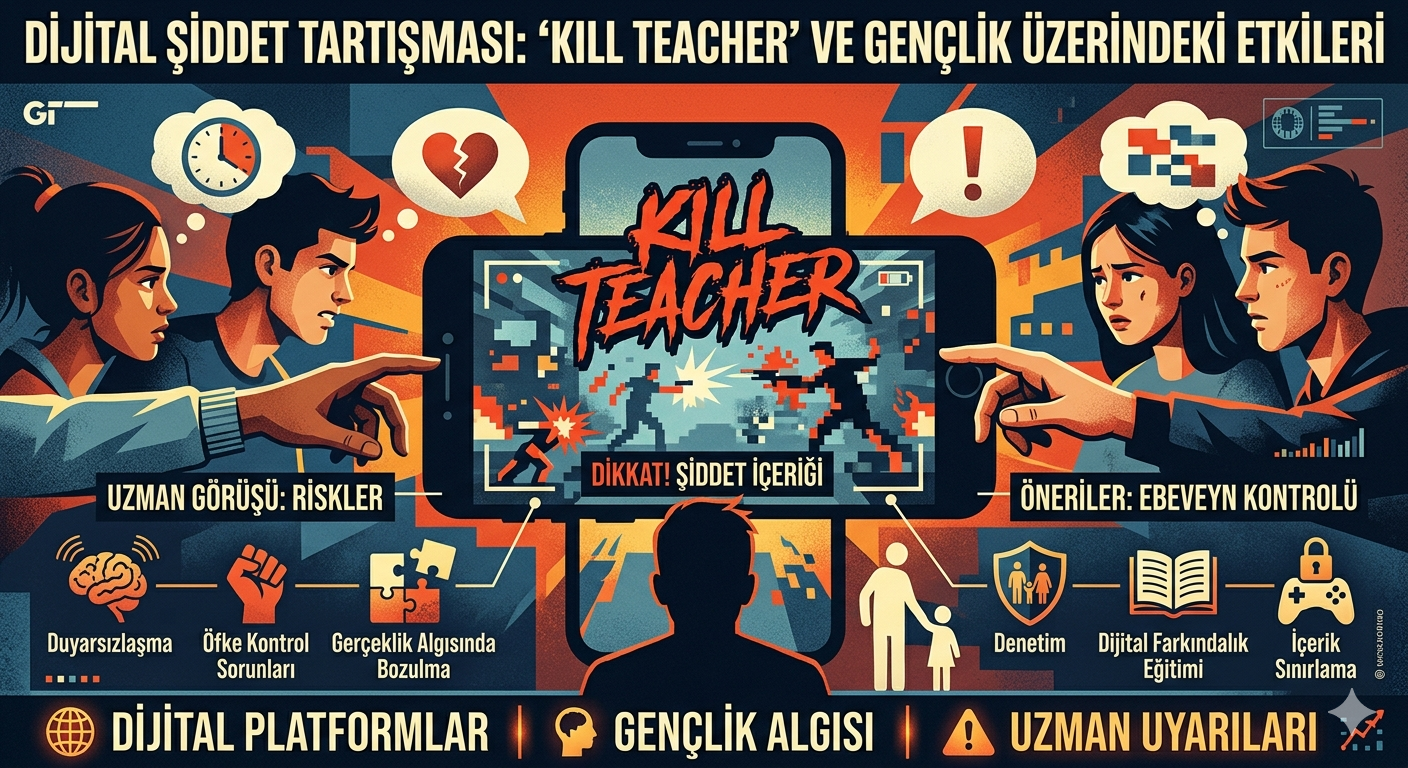 Kill Teacher oyununu kimler oynuyor Öğrencileri şiddete mi yönlendiriyor?