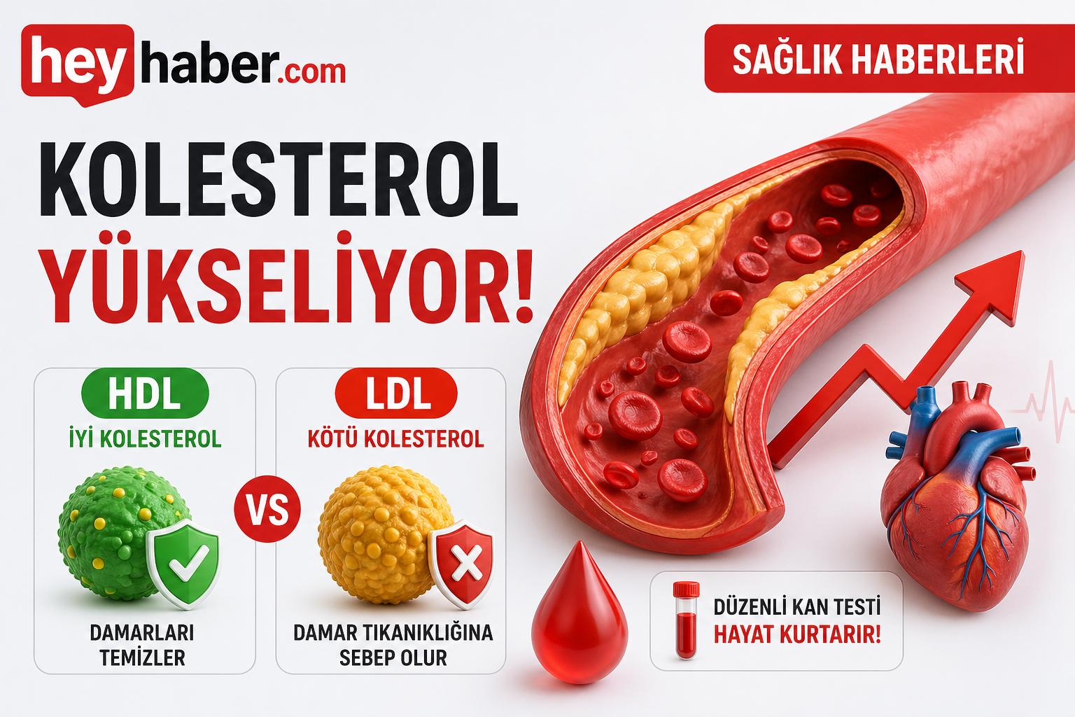 Kolesterol Sessizce Yükseliyor: Belirtiler Neler?
