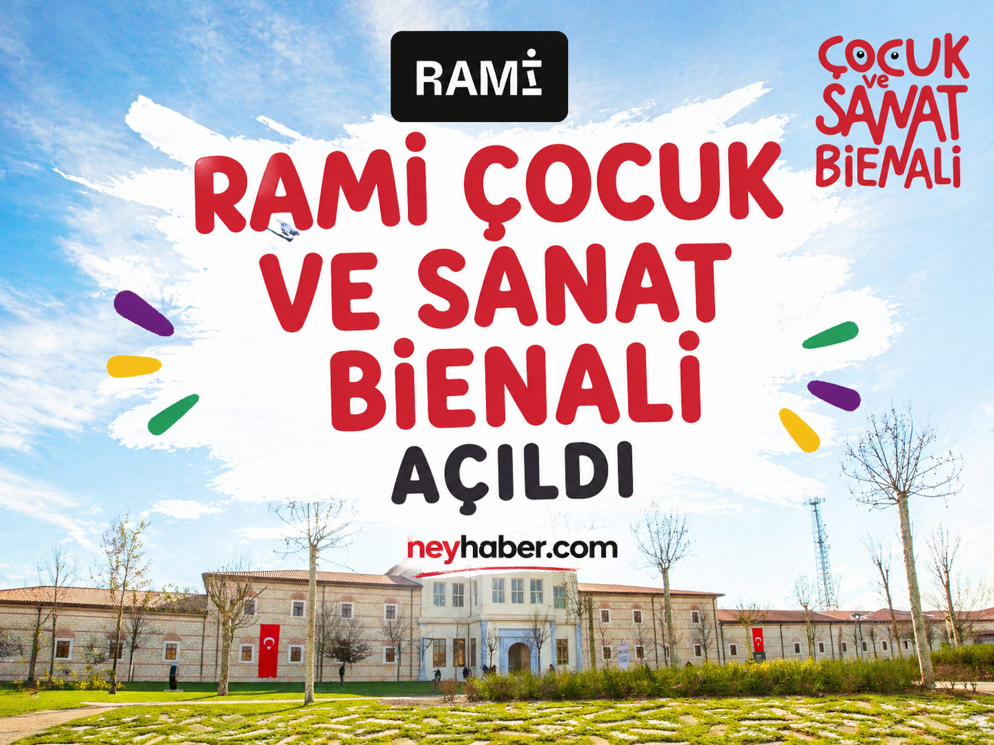 Rami Çocuk ve Sanat Bienali Açıldı