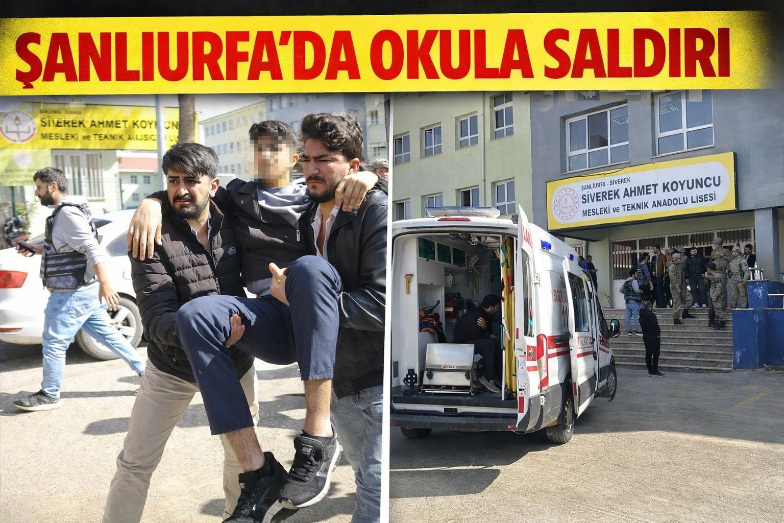 Şanlıurfa’da Okula Saldırı