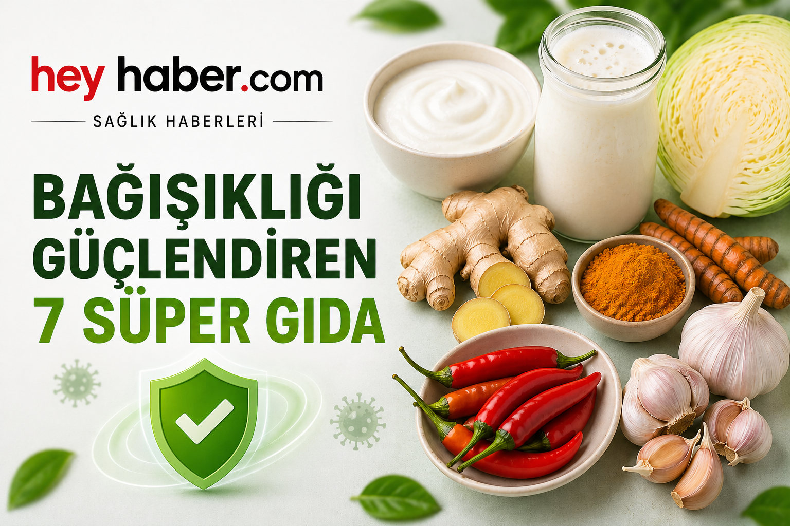 Bağışıklığı Güçlendiren 7 Süper Gıda