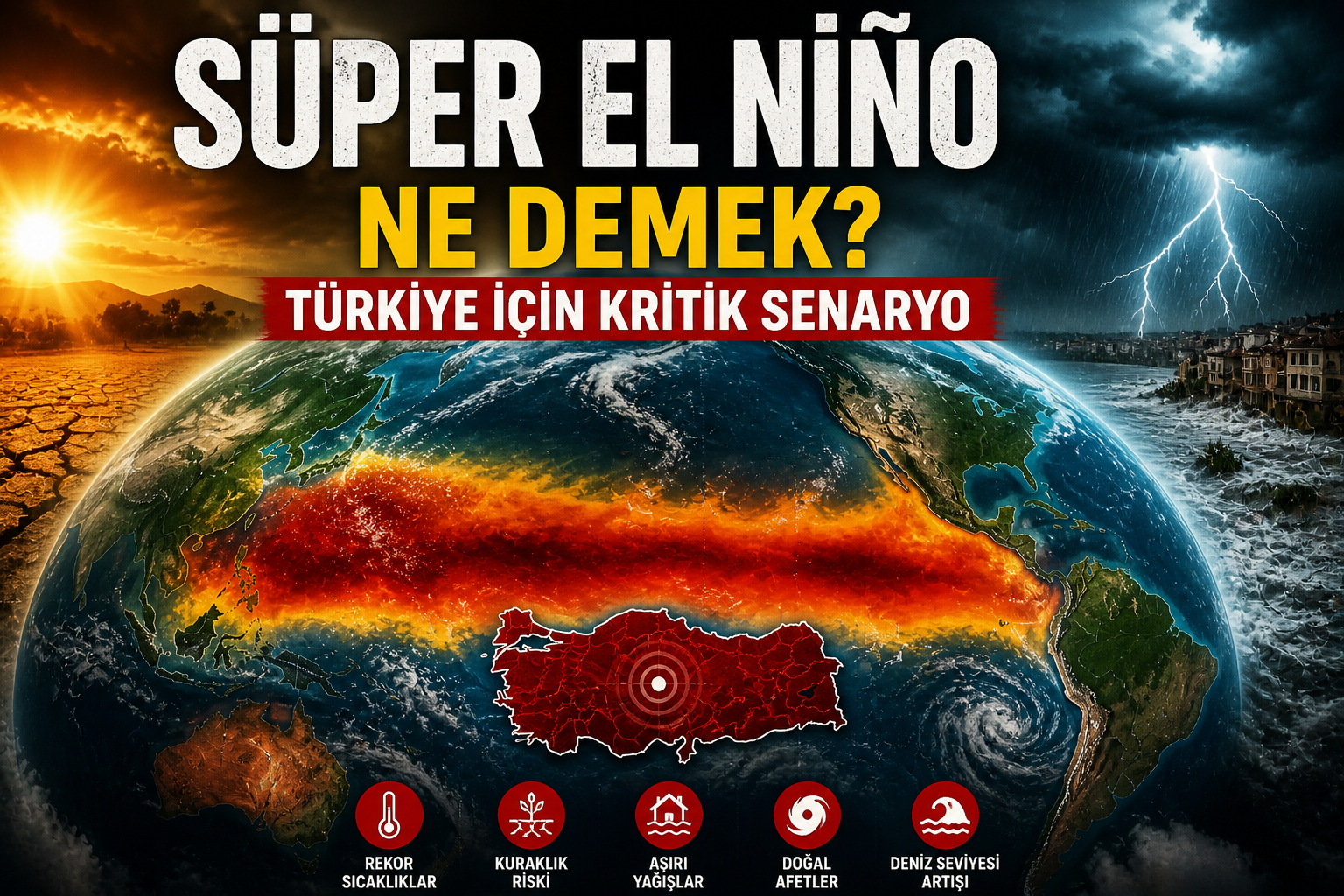 Süper El Niño Ne Demek? Türkiye İçin Kritik Senaryo