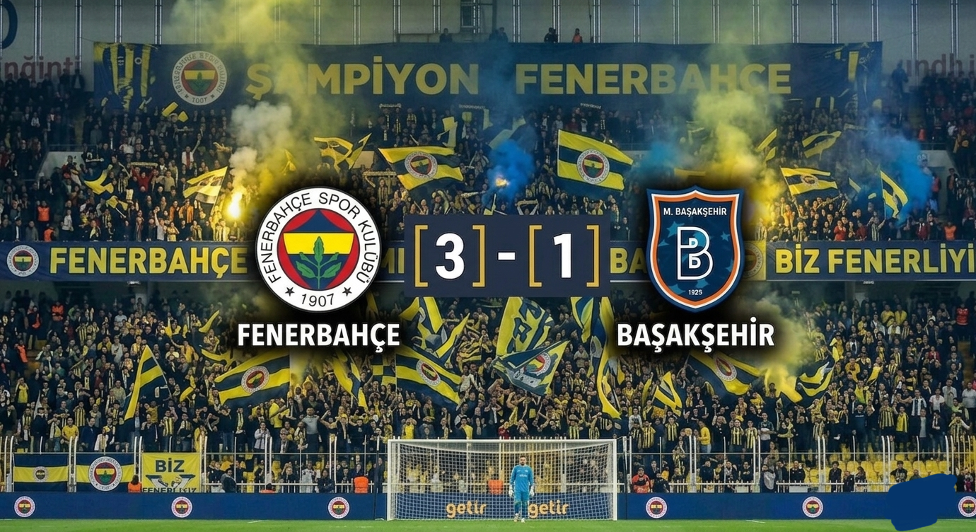 Fenerbahçe evinde Başakşehir’i Talisca ile Mağlup Etti!