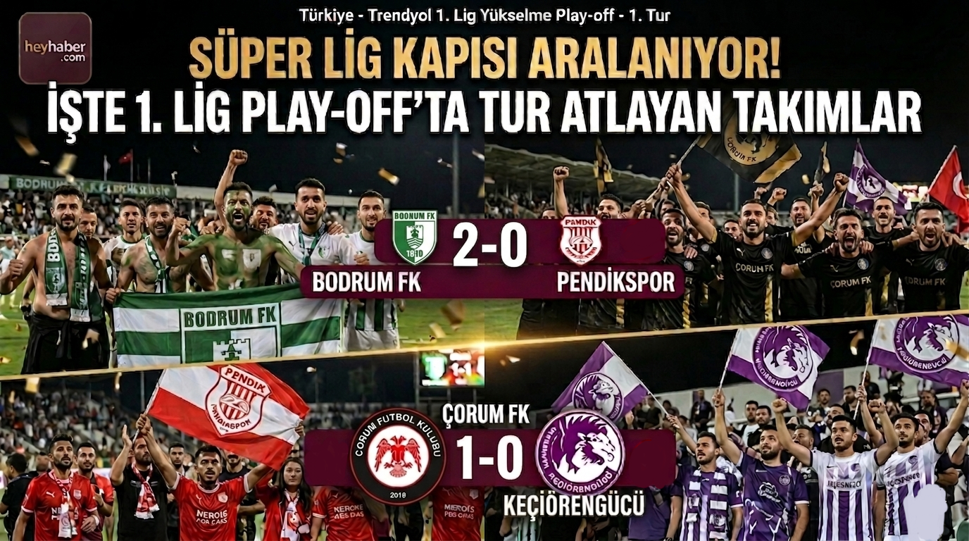 ​Süper Lig Kapısı Aralanıyor! İşte 1. Lig Play-Off’ta Tur Atlayan Takımlar