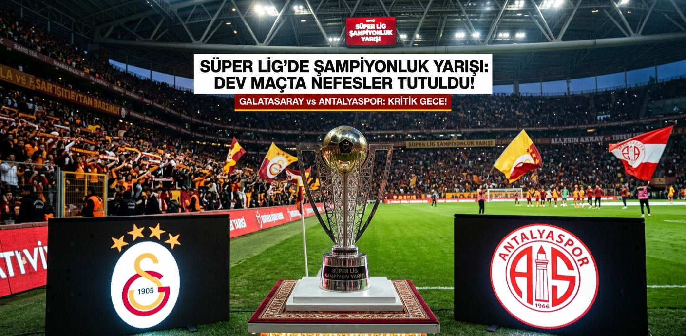 Süper Lig’de Şampiyonluk Yarışı: GS – Antalyaspor Muhtemel 11’ler