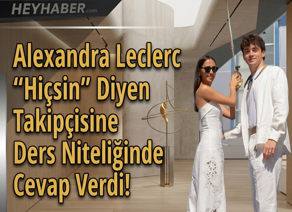 Alexandra Leclerc “Hiçsin” Diyen Takipçisine Ders Niteliğinde Cevap Verdi!