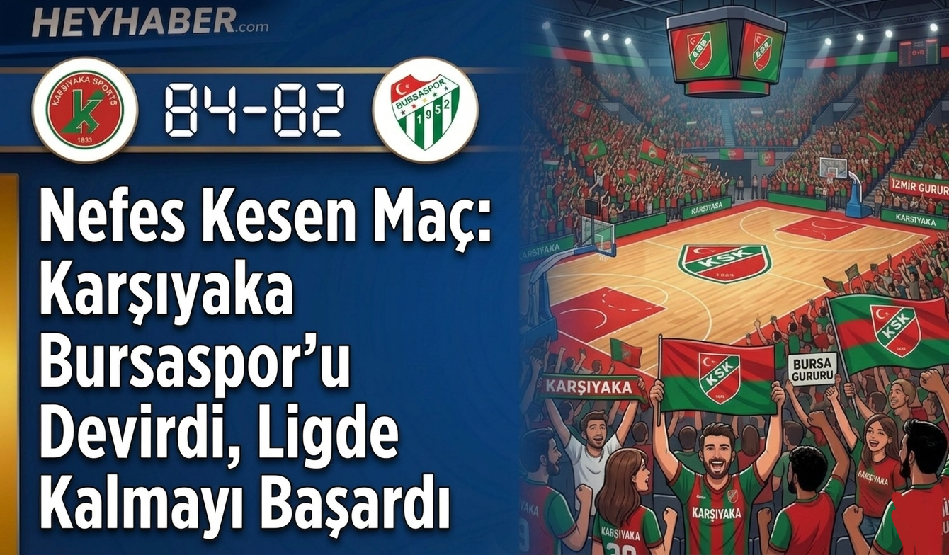 Nefes Kesen Maç: Karşıyaka Bursaspor’u Devirdi, Ligde Kalmayı Başardı