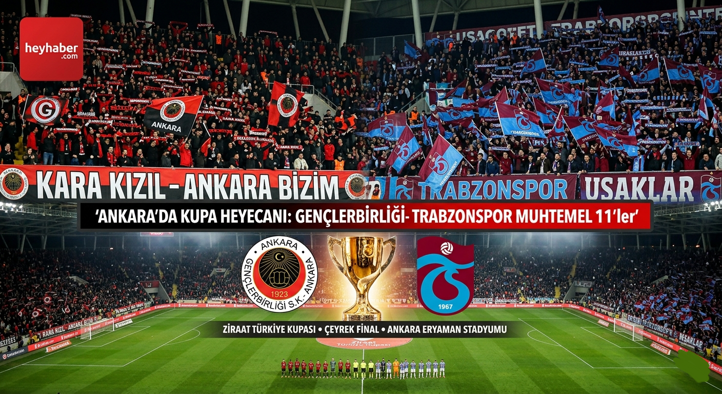 Ankara’da Kupa Heyecanı: Gençlerbirliği – Trabzonspor Son Durum