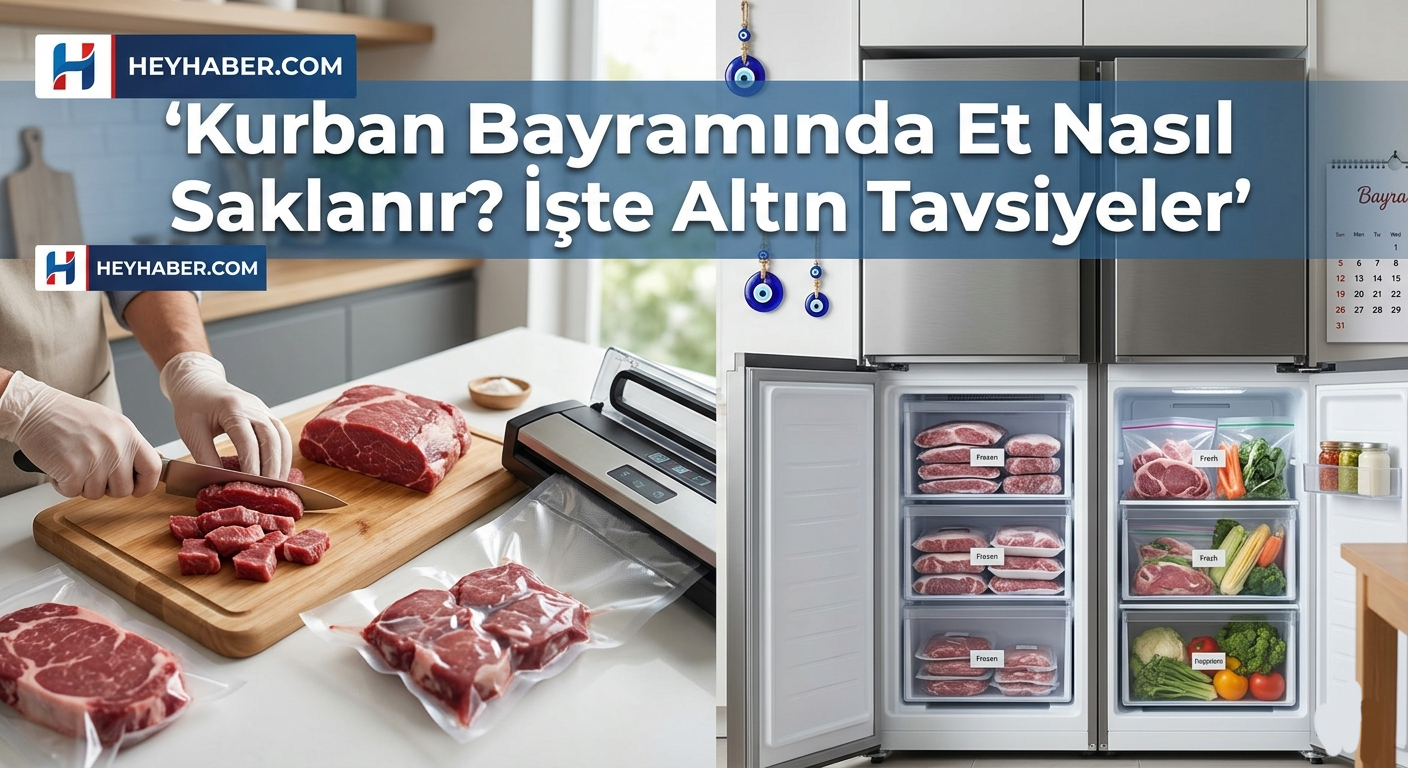 Kurban Bayramında Et Nasıl Saklanır? İşte Altın Tavsiyeler