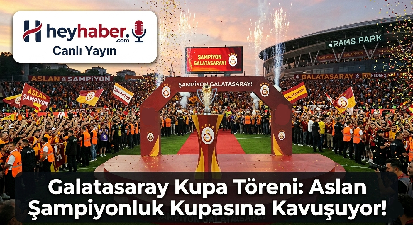Galatasaray Kupa Töreni: Aslan Şampiyonluk Kupasına Kavuşuyor!