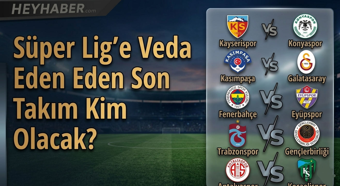 Süper Lig’e Veda Eden Son Takım Kim Olacak?