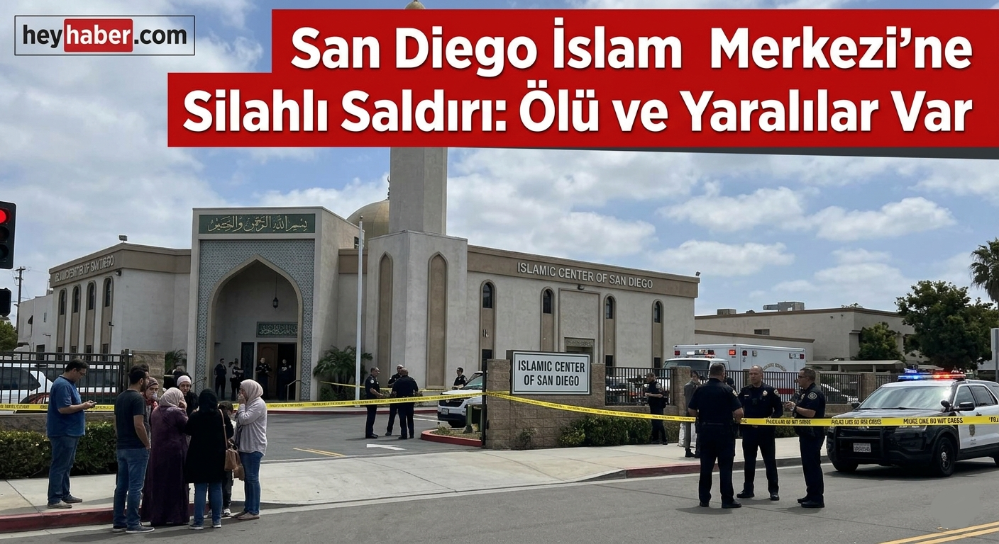 San Diego İslam Merkezi’ne Silahlı Saldırı: Ölü ve Yaralılar Var