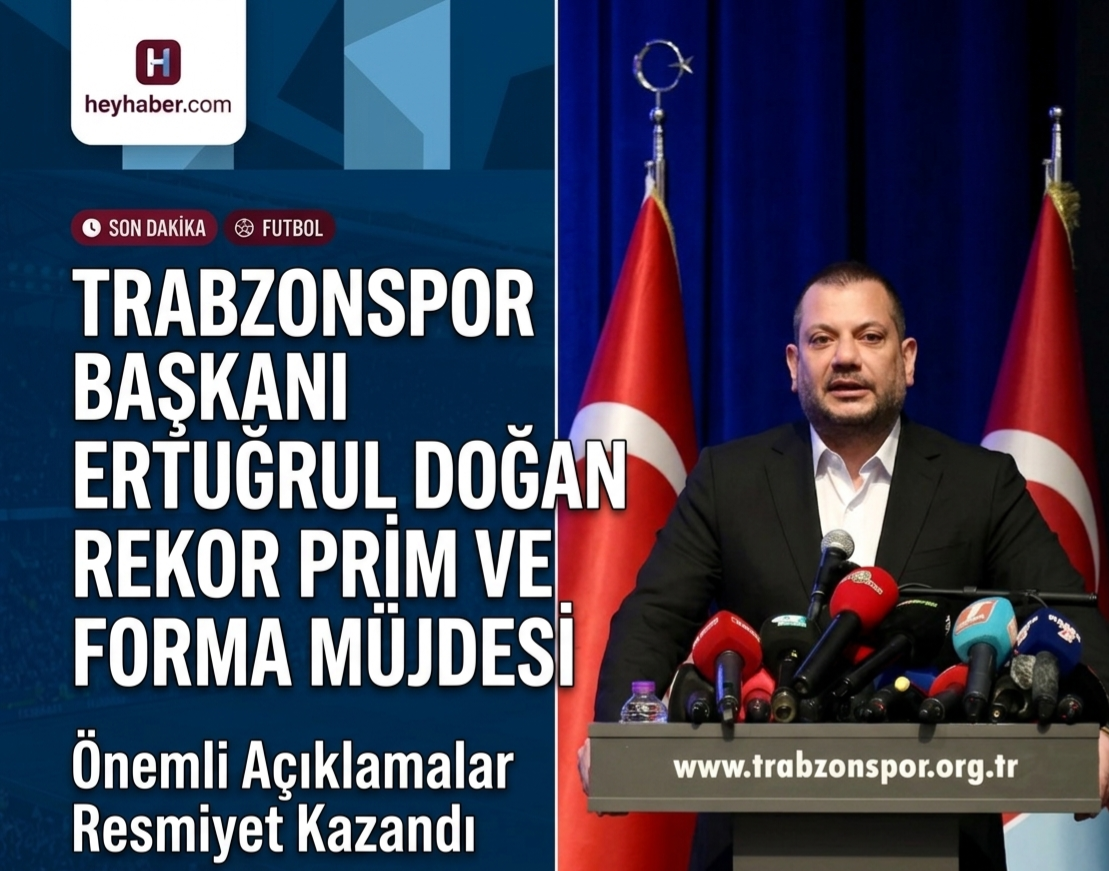 Trabzonspor Başkanı Ertuğrul Doğan Rekor Prim ve Forma Müjdesi