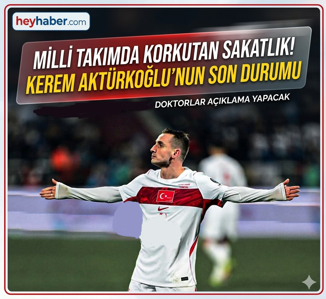 Milli Takımda Korkutan Sakatlık! Kerem Aktürkoğlu’nun Son Durumu