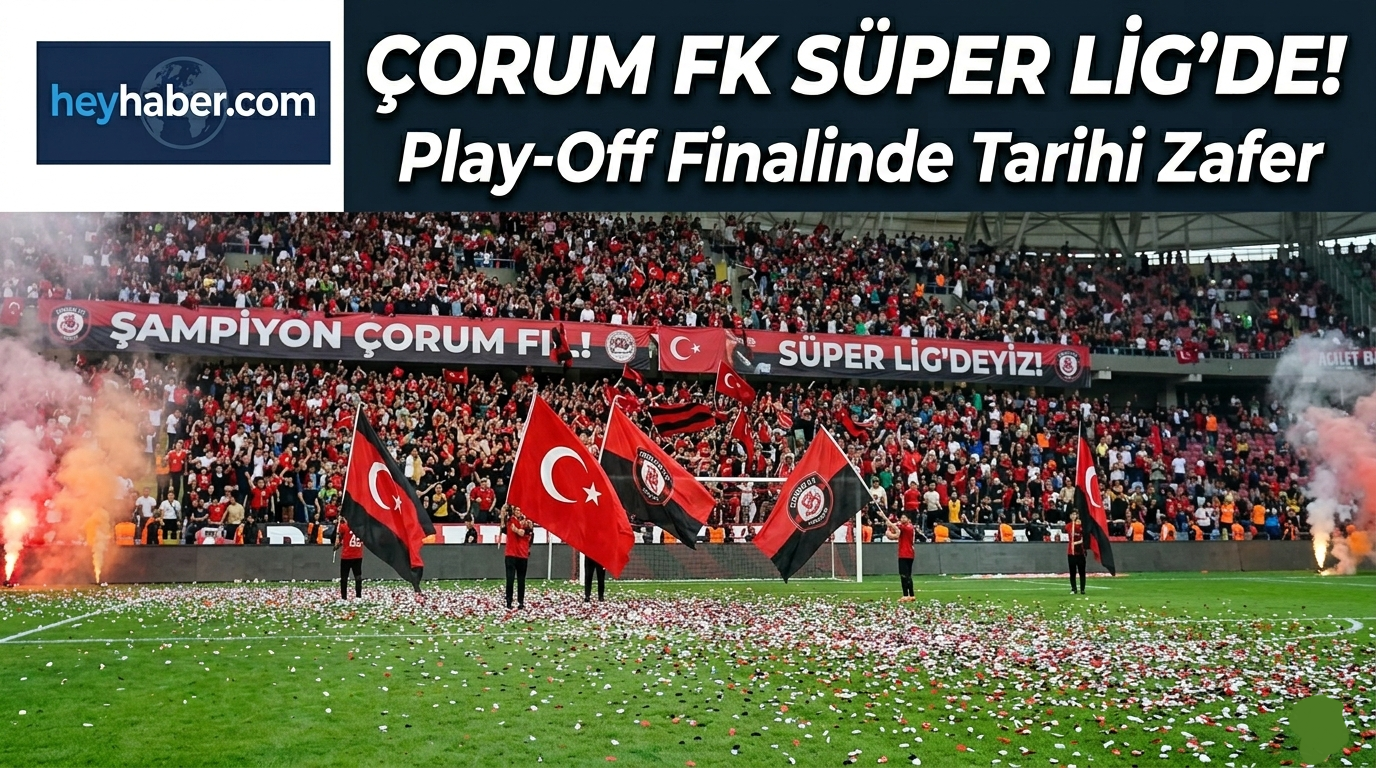 ​Çorum FK Süper Lig’de! Play-Off Finalinde Tarihi Zafer