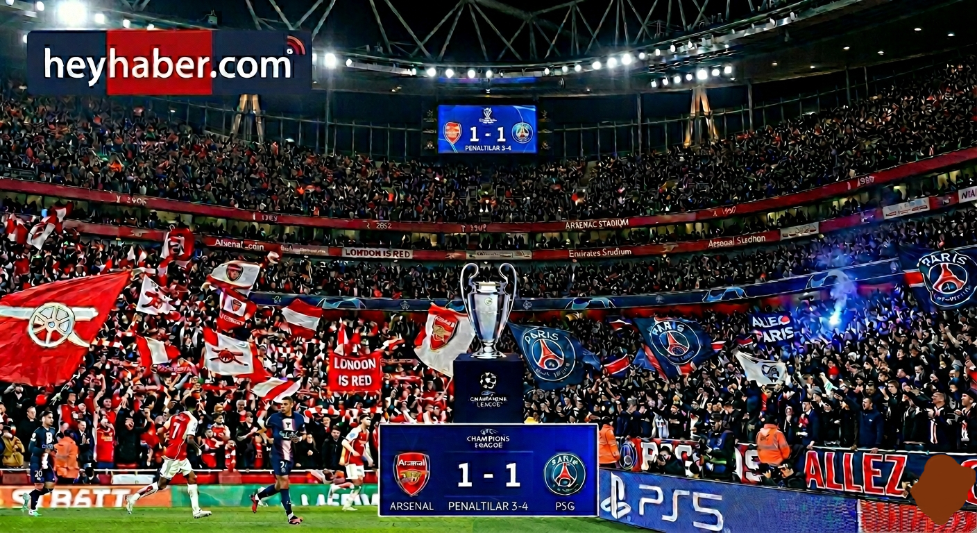 ​Şampiyonlar Ligi’nde Dev Final! Arsenal’i Deviren PSG Şampiyon Oldu