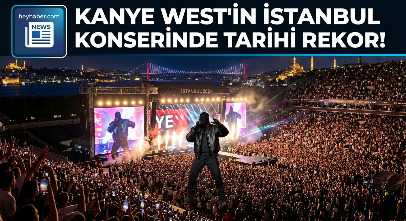 Kanye West’in İstanbul Konserinde Tarihi Rekor!