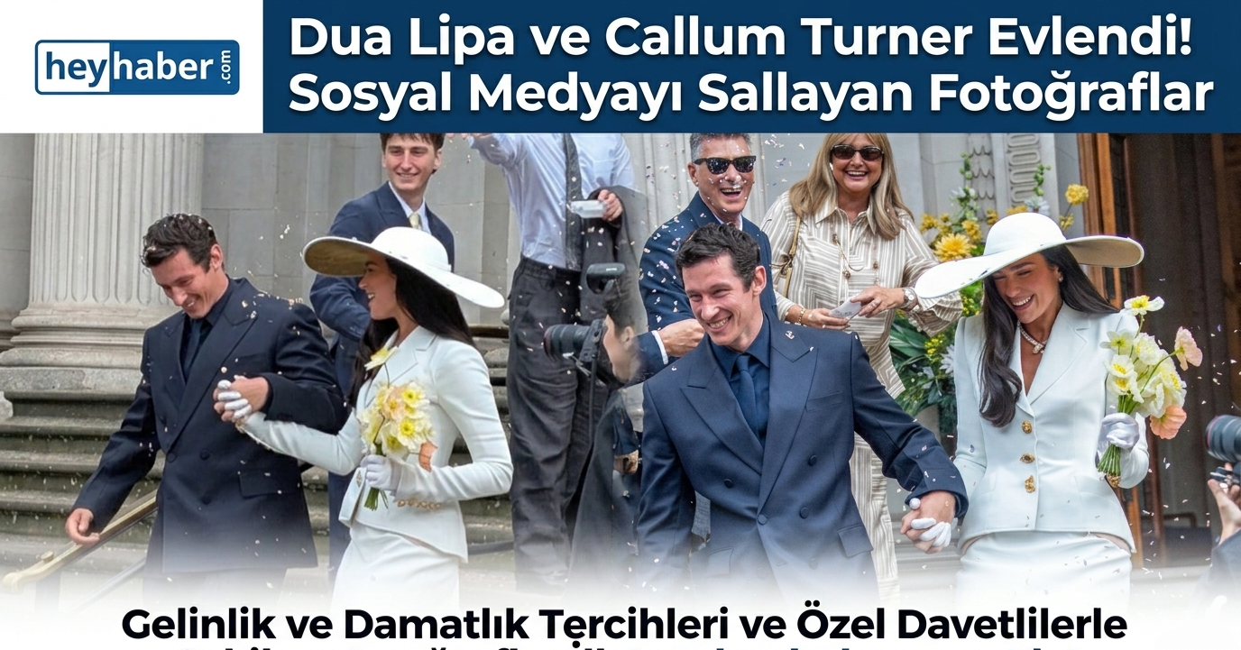Dua Lipa ve Callum Turner Evlendi! Sosyal Medyayı Sallayan Görüntüler
