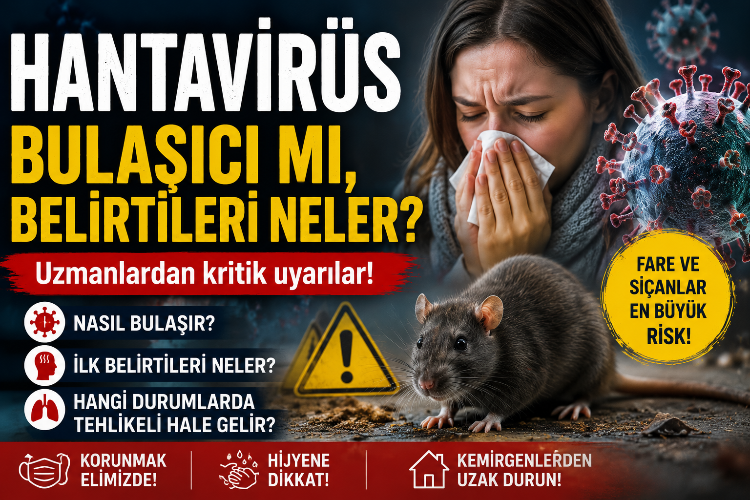 Fareden Bulaşan Virüs Bulaşıcı Mı? İlk Belirtiler Ortaya Çıktı