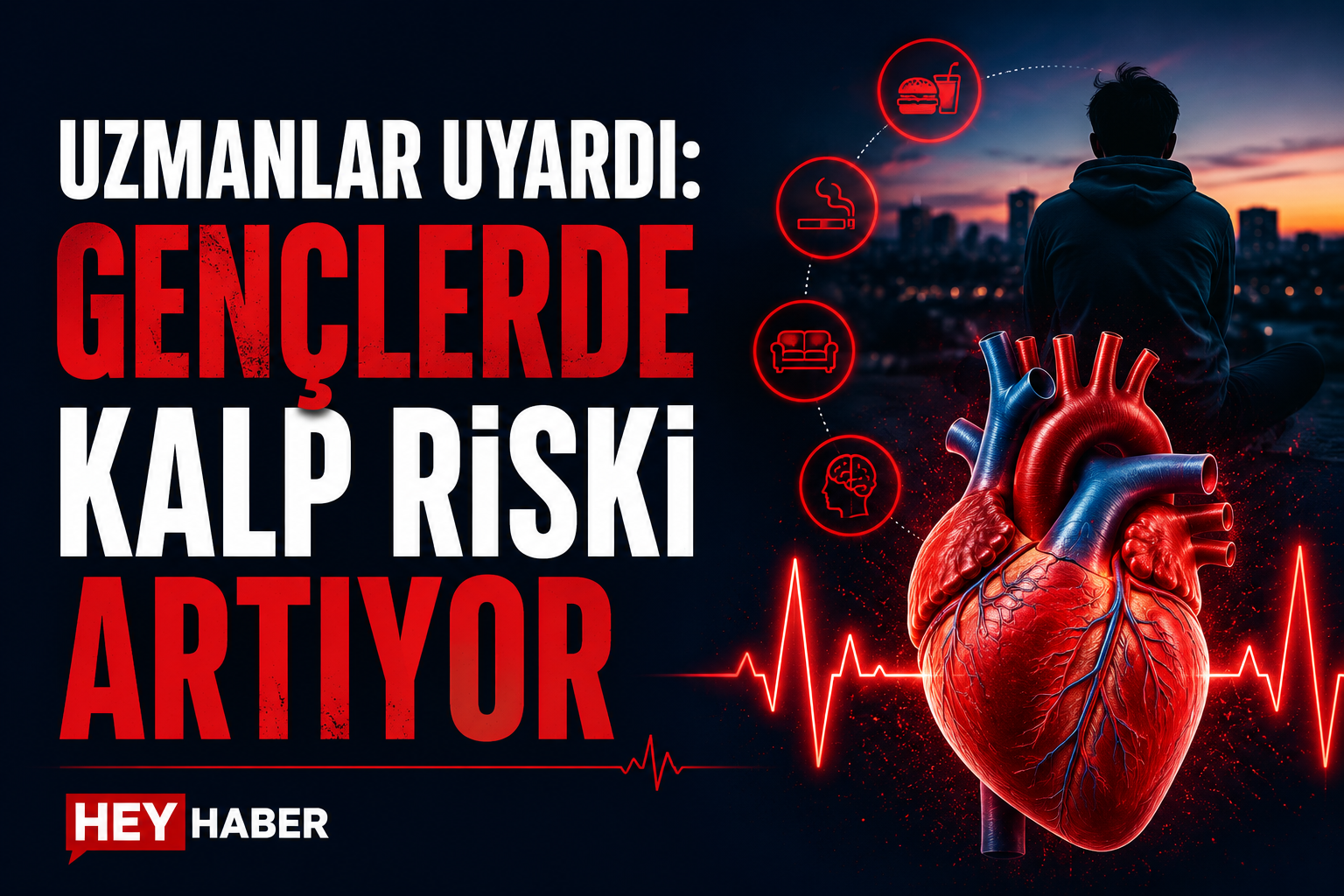 UZMANLAR UYARDI: GENÇLERDE KALP RİSKİ ARTIYOR
