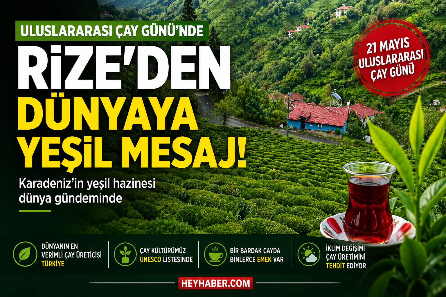 Dünyanın İçtiği Çayın Kalbi Rize’de Atıyor!