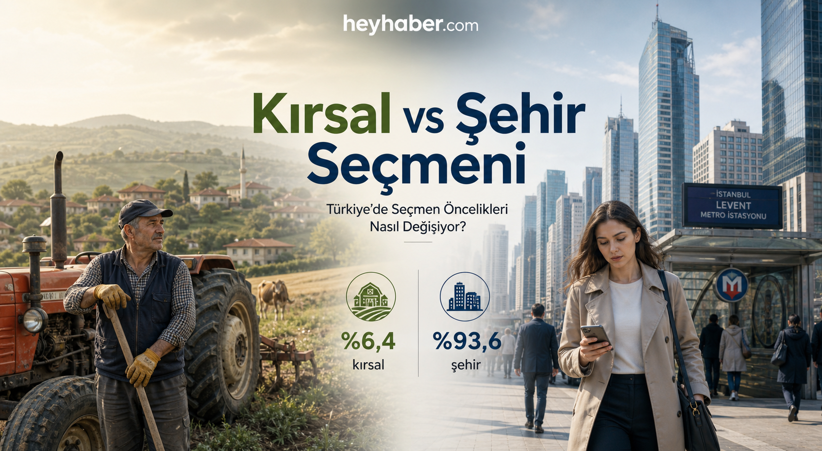 Kırsal vs Şehir Seçmeni Farkı
