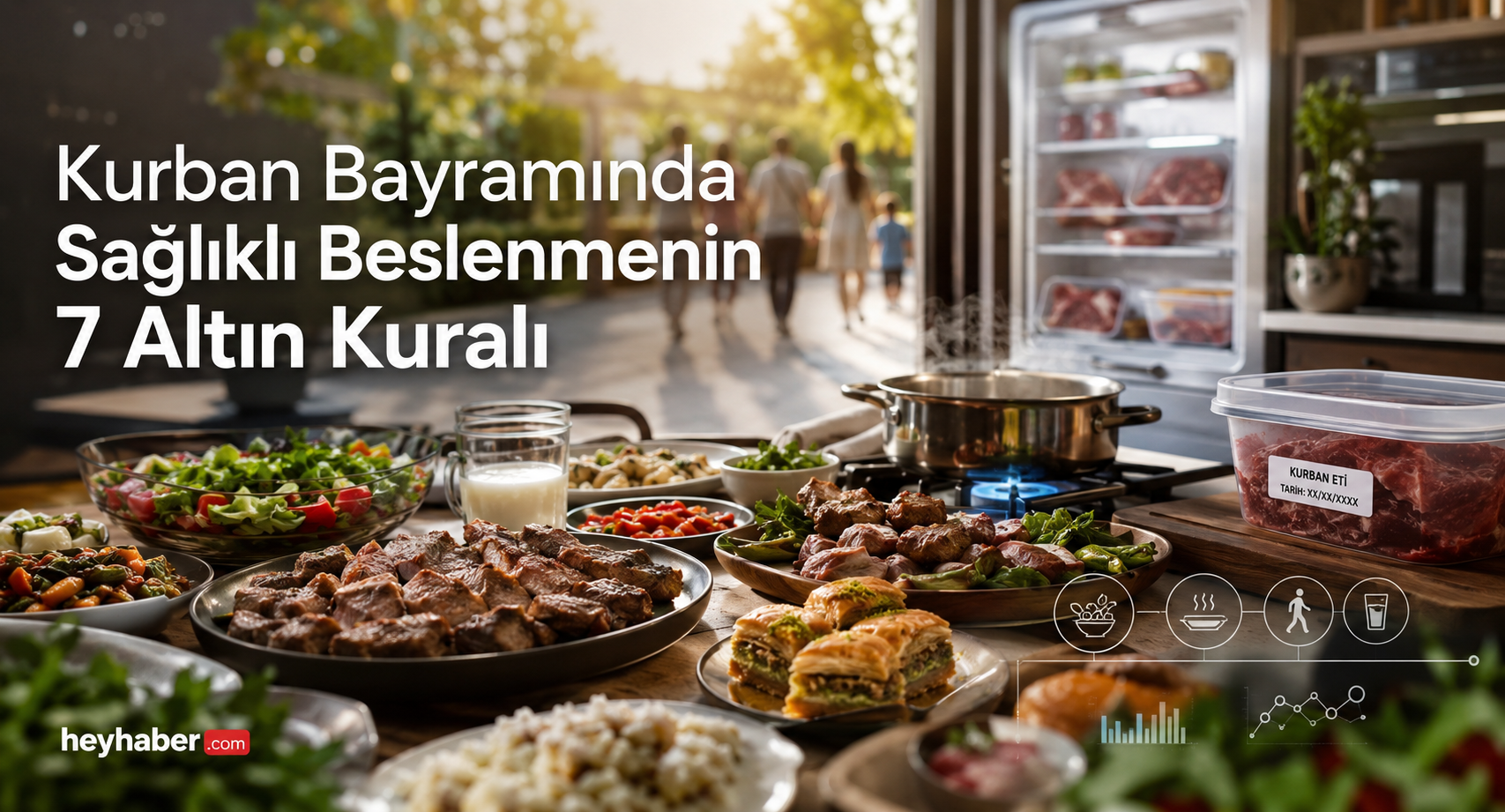 Kurban Bayramı’nda Sağlıklı Beslenmenin 7 Altın Kuralı