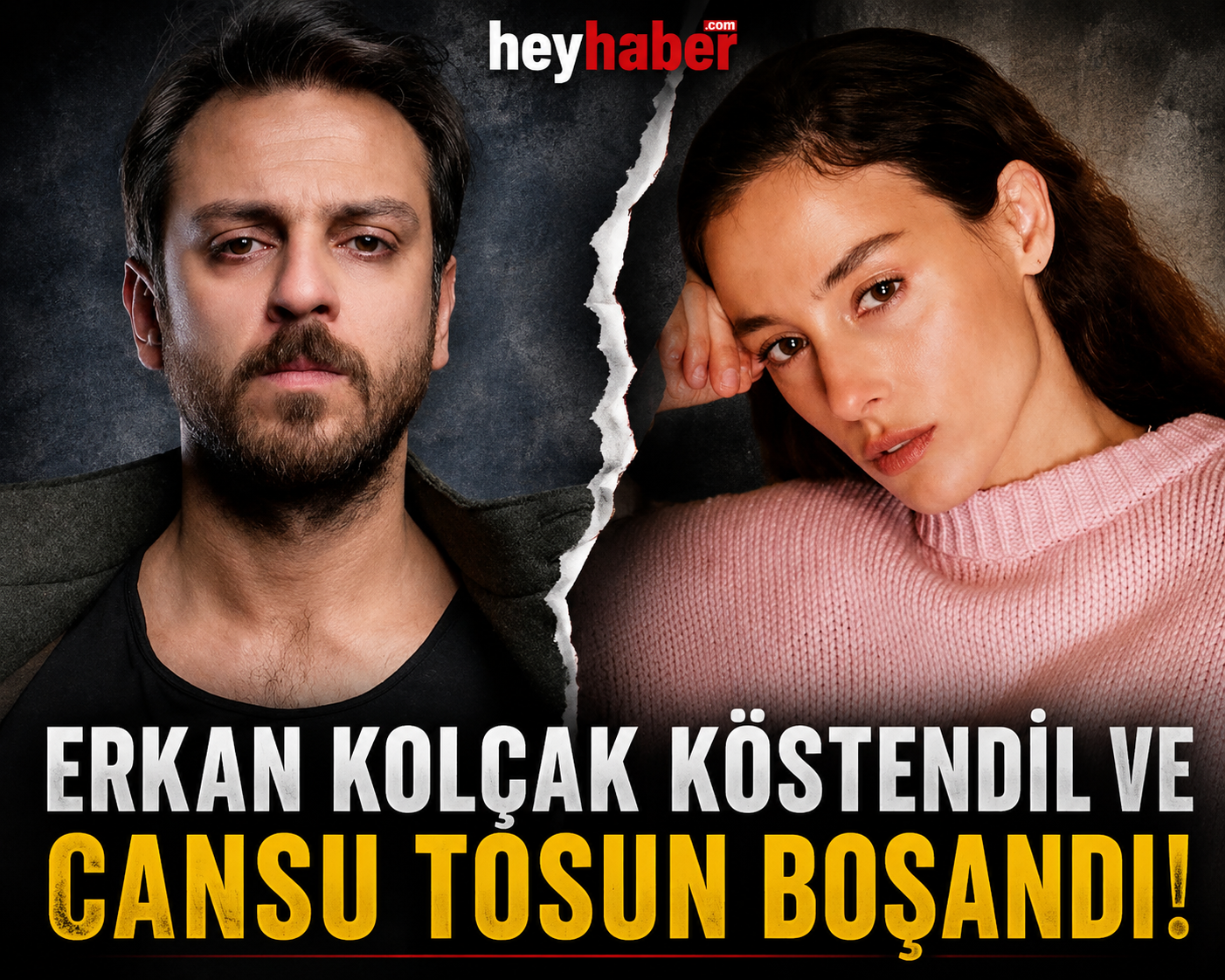 8 YILLIK EVLİLİK TEK CELSEDE BİTTİ! ERKAN KOLÇAK KÖSTENDİL VE CANSU TOSUN BOŞANDI