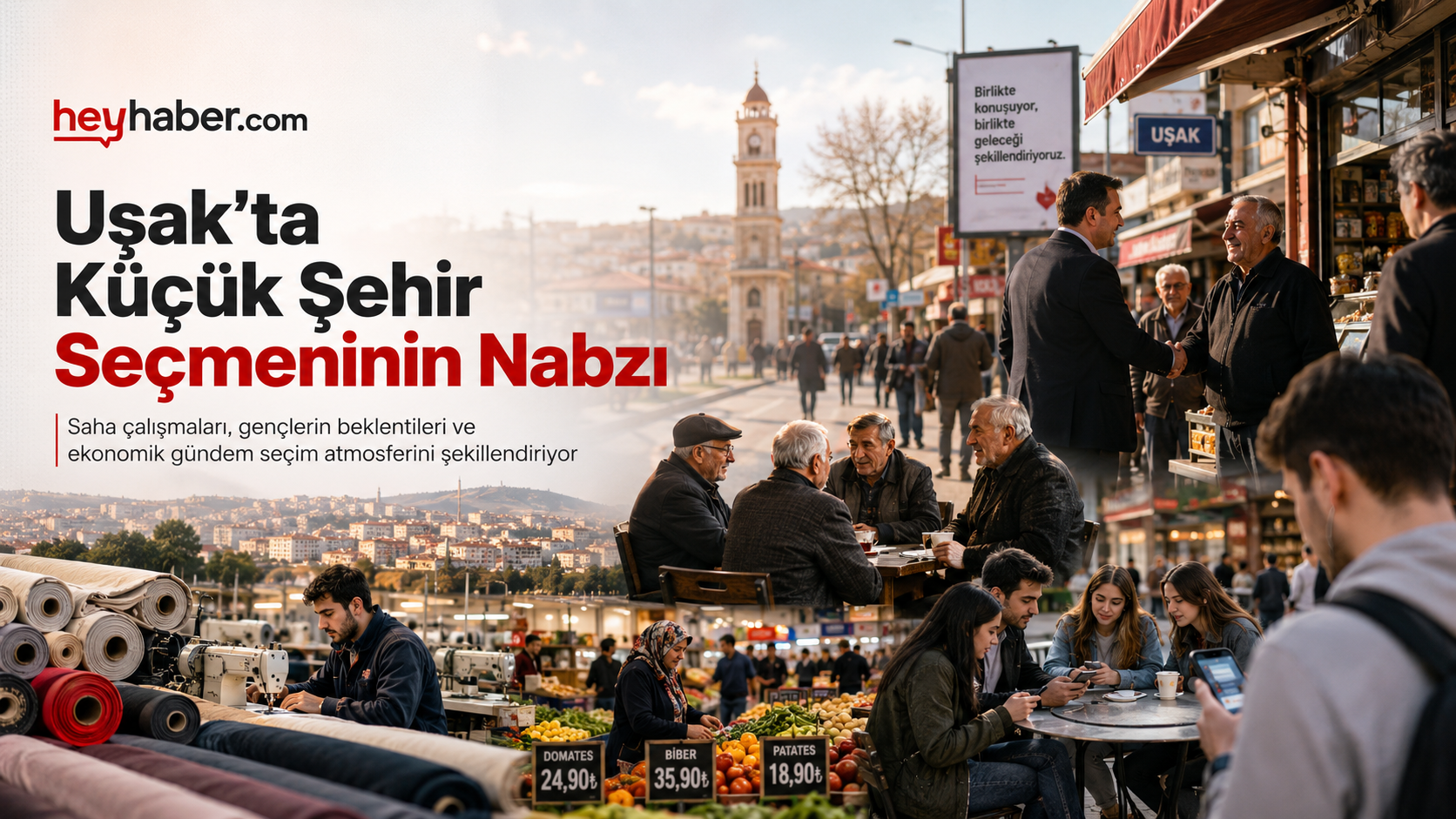 Uşak’ta Küçük Şehir Seçmeninin Nabzı