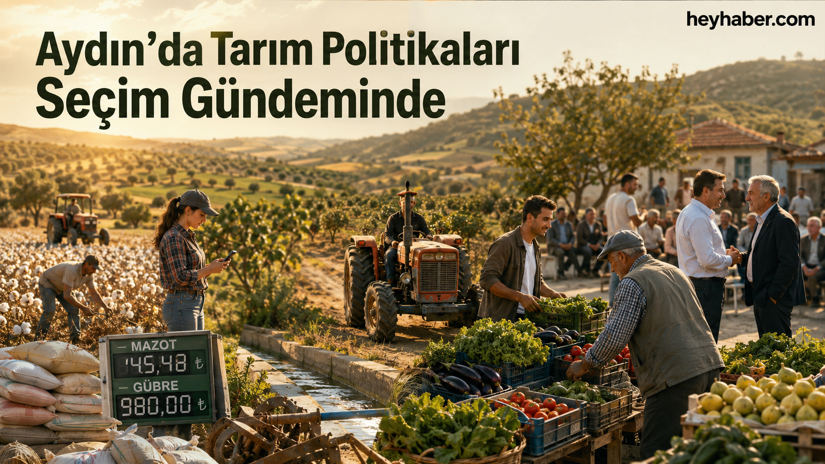 Aydın’da Tarım Politikaları Seçim Gündeminde