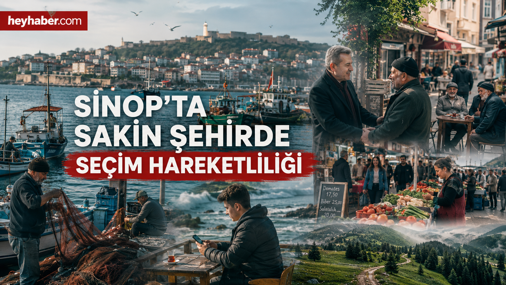 Sinop’ta Sakin Şehirde Seçim Hareketliliği