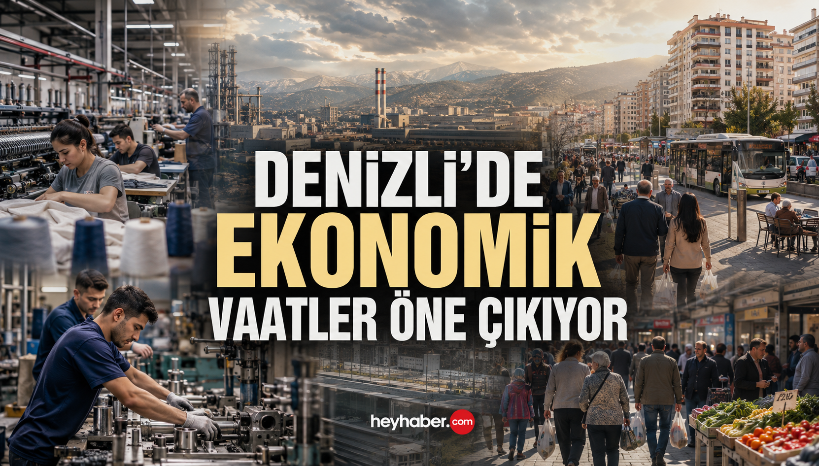 Denizli’de Ekonomik Vaatler Öne Çıkıyor