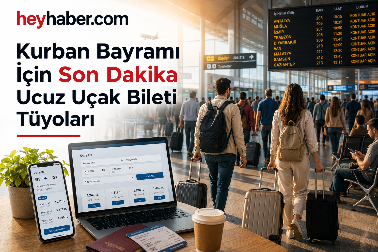Kurban Bayramı İçin Son Dakika Ucuz Uçak Bileti Tüyoları