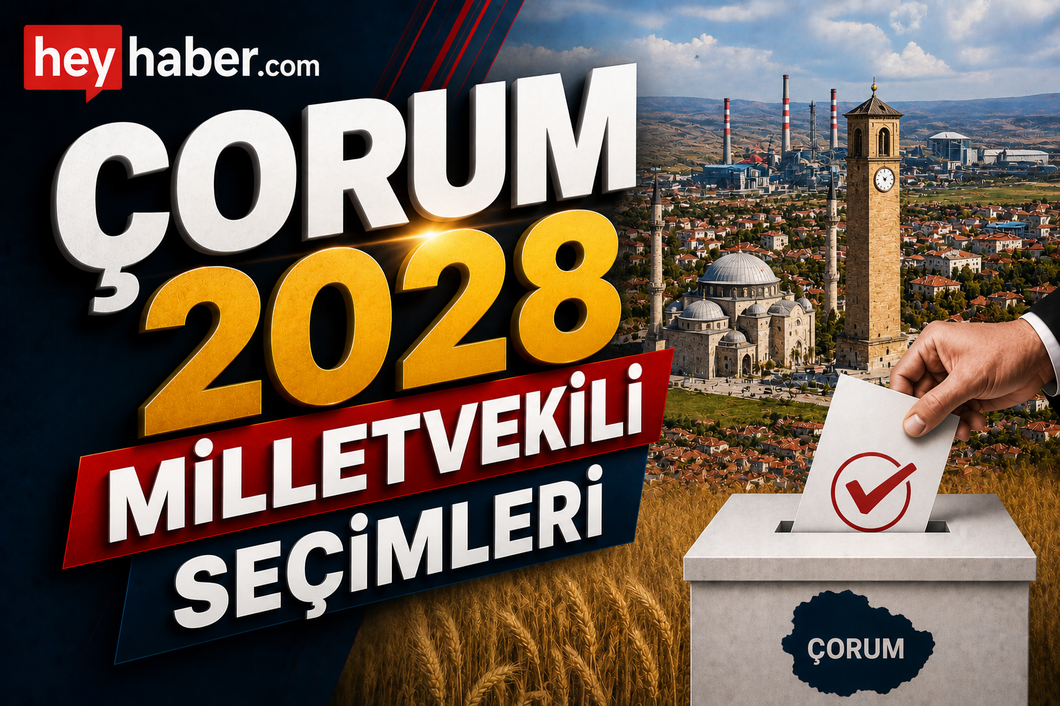 ÇORUM 2028 MİLLETVEKİLİ SEÇİMLERİ: ÜRETİM VE KALKINMA REKABETİ İZLENEBİLİR