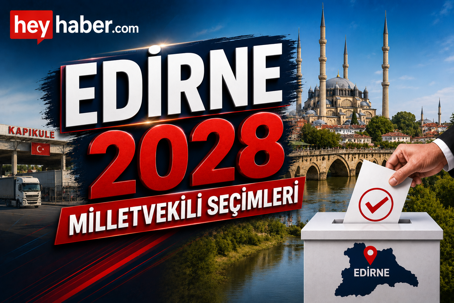 EDİRNE 2028 MİLLETVEKİLİ SEÇİMLERİ: SINIR TİCARETİ VE EKONOMİ SEÇİMİN MERKEZİNDE