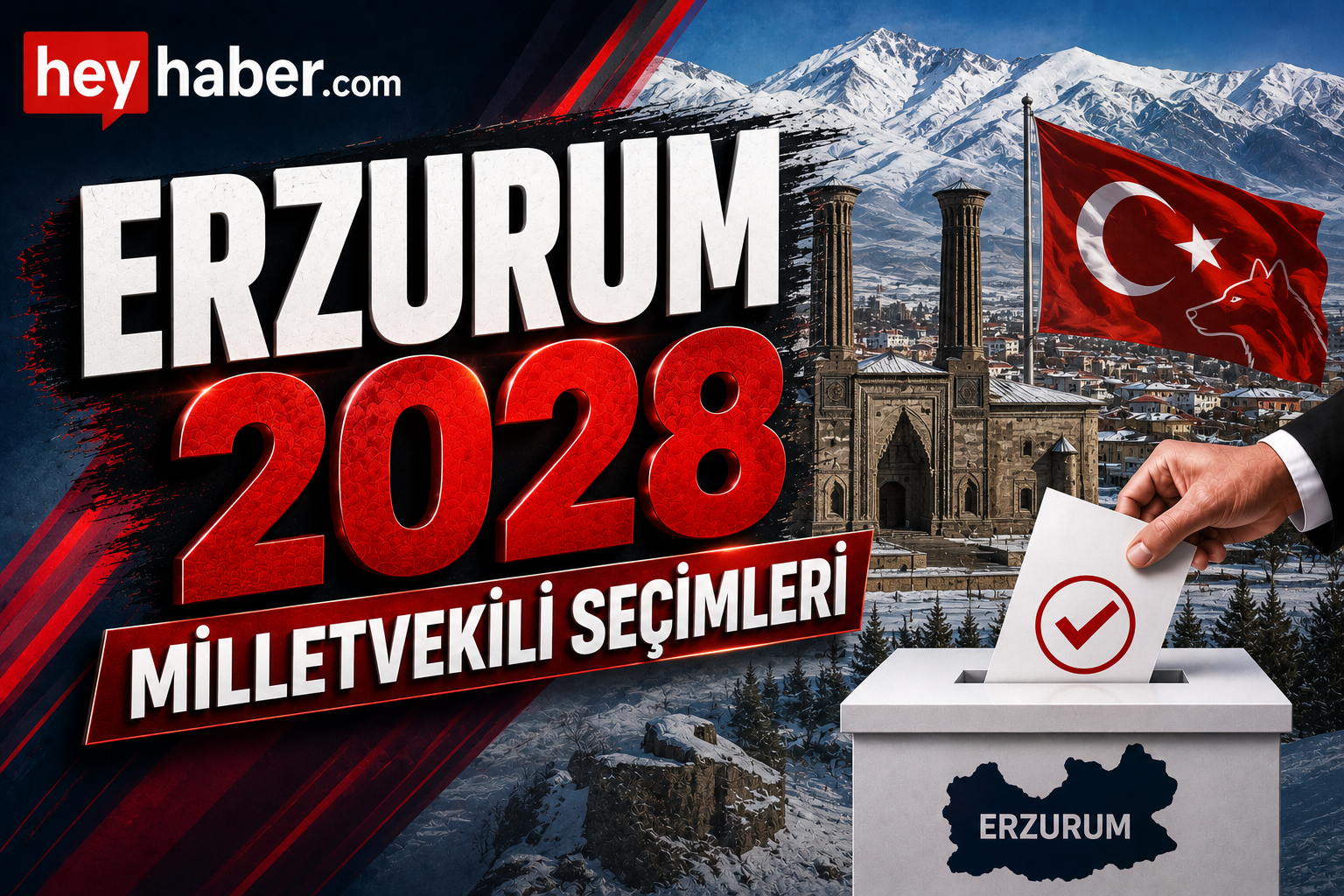 ERZURUM 2028 MİLLETVEKİLİ SEÇİMLERİ: MİLLİYETÇİ SÖYLEMLER SEÇİMİN GÜNDEMİNDE