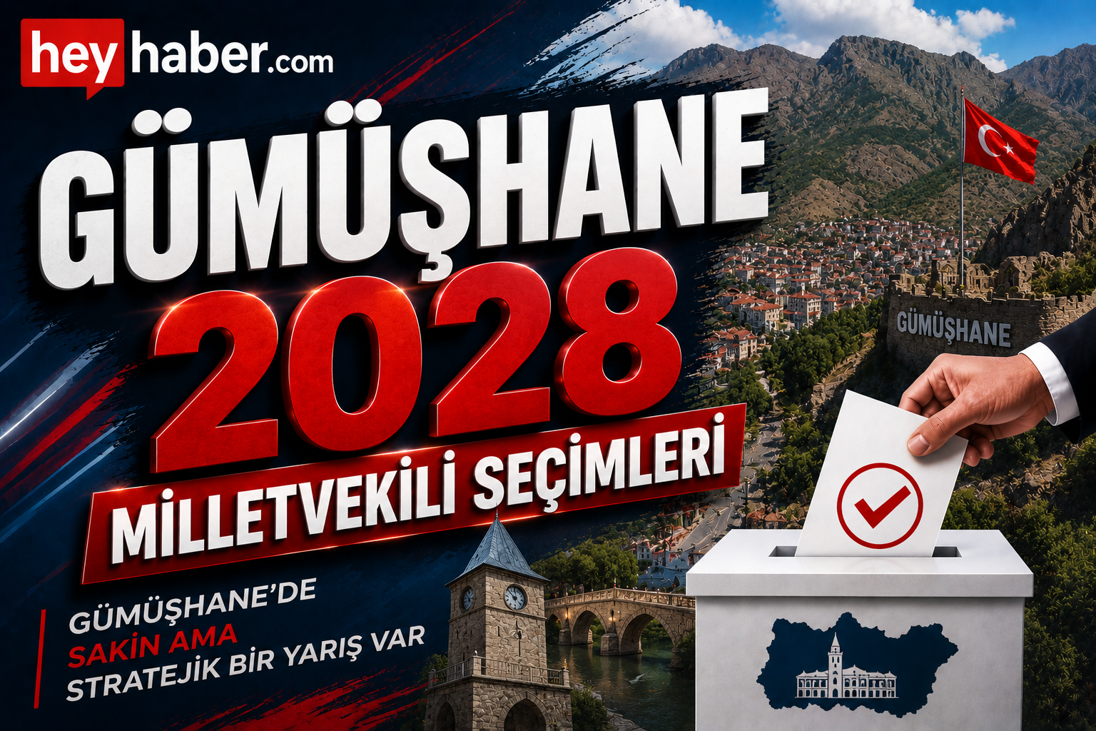 GÜMÜŞHANE 2028 MİLLETVEKİLİ SEÇİMLERİ: ŞEHRE SAKİN AMA ÖNEMLİ BİR SEÇİM SÜRECİ HAKİM