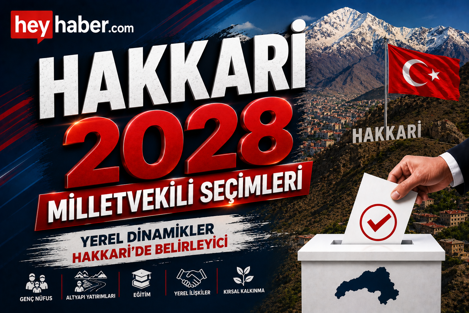HAKKARİ 2028 MİLLETVEKİLİ SEÇİMLERİ: YEREL FAKTÖRLER SEÇİMİN YÖNÜNÜ BELİRLİYOR