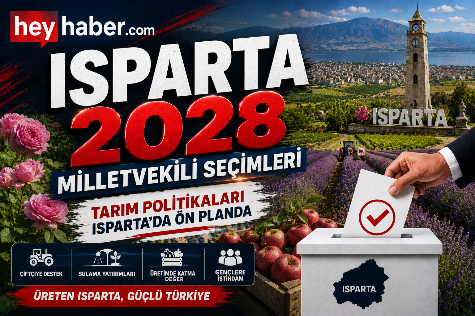 ISPARTA 2028 MİLLETVEKİLİ SEÇİMLERİ: TARIM POLİTİKALARI ÖN PLANA ÇIKIYOR