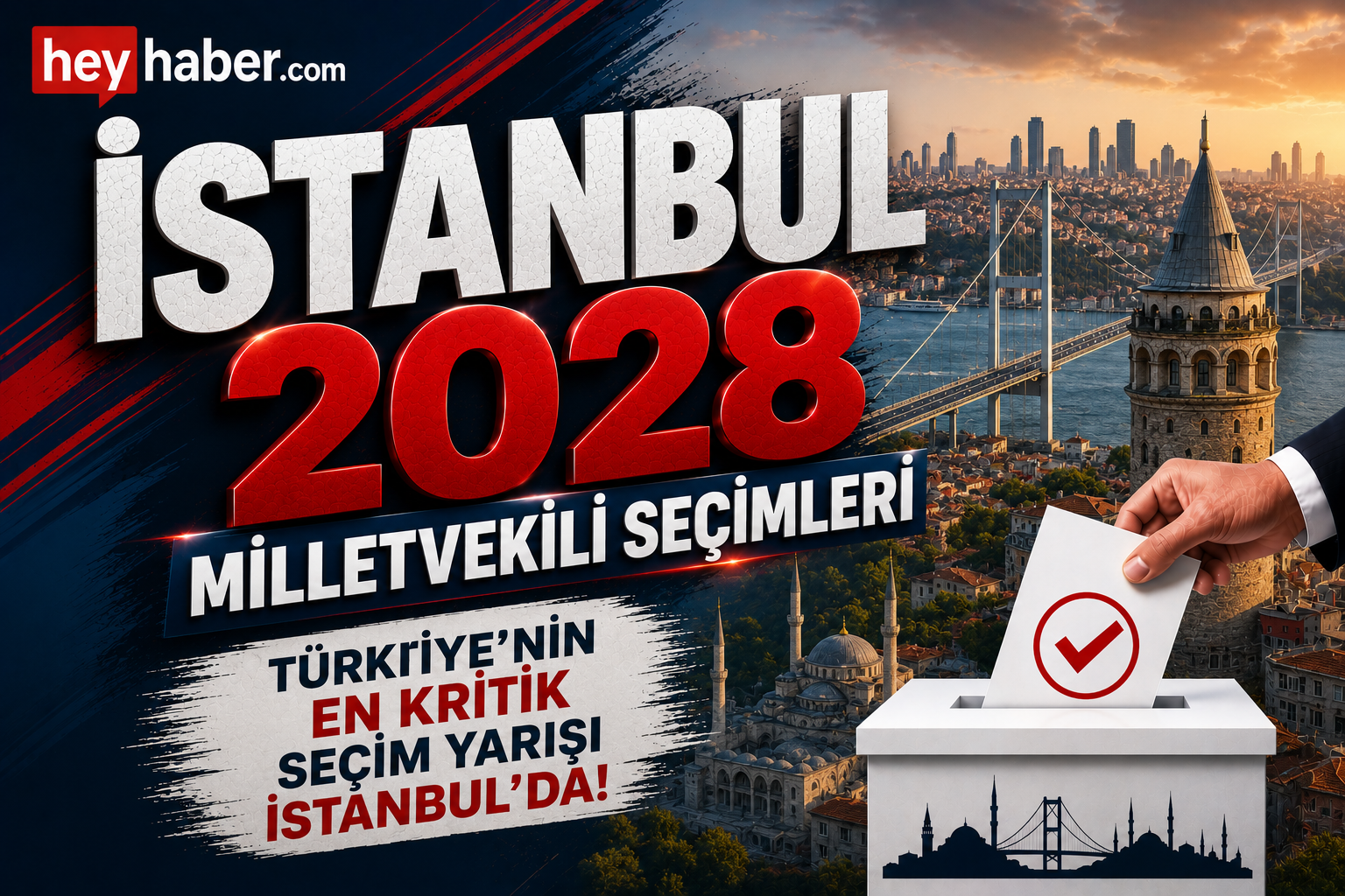 İSTANBUL 2028 MİLLETVEKİLİ SEÇİMLERİ: TÜRKİYE’NİN EN KRİTİK ŞEHRİNDE SEÇİM YARIŞI!