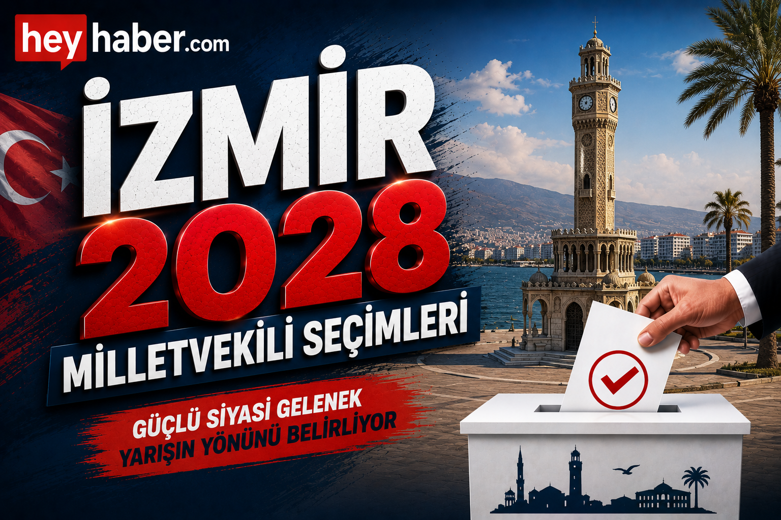 İZMİR 2028 MİLLETVEKİLİ SEÇİMLERİ: GÜÇLÜ SİYASİ GELENEK SEÇİMİN KADERİNİ BELİRLEYECEK