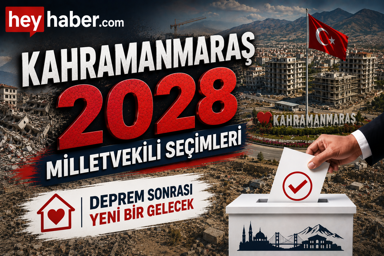 KAHRAMANMARAŞ 2028 MİLLETVEKİLİ SEÇİMLERİ: DEPREM SONRASI ŞEHRİN GELECEĞİ SEÇİMİN GÜNDEMİNDE