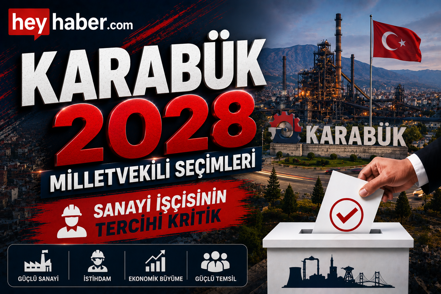 KARABÜK 2028 MİLLETVEKİLİ SEÇİMLERİ: SANAYİ İŞÇİSİNİN TERCİHİ SEÇİMİ DEĞİŞTİRİCEK