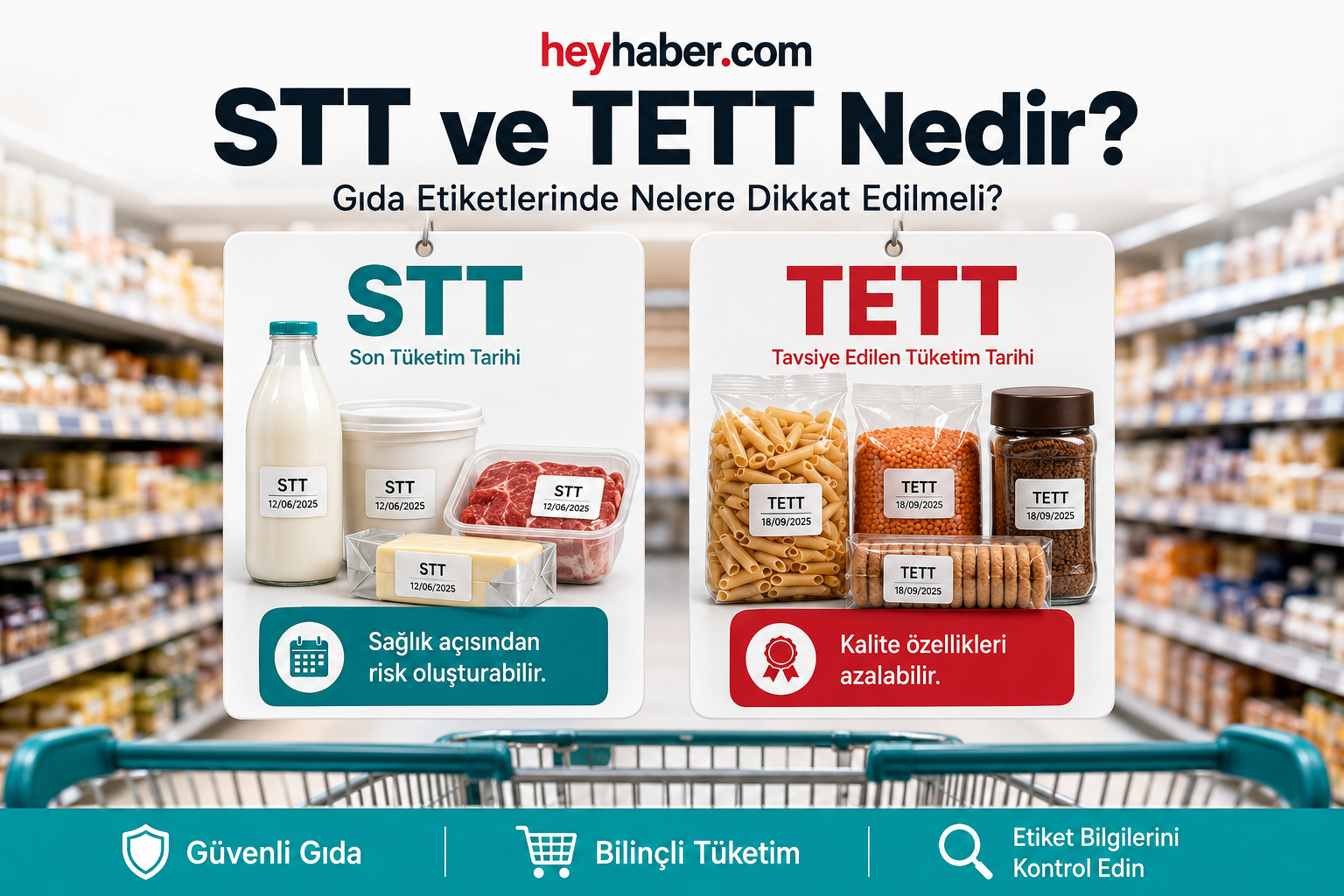 STT ve TETT Nedir? Gıda Etiketlerinde Nelere Dikkat Edilmeli?