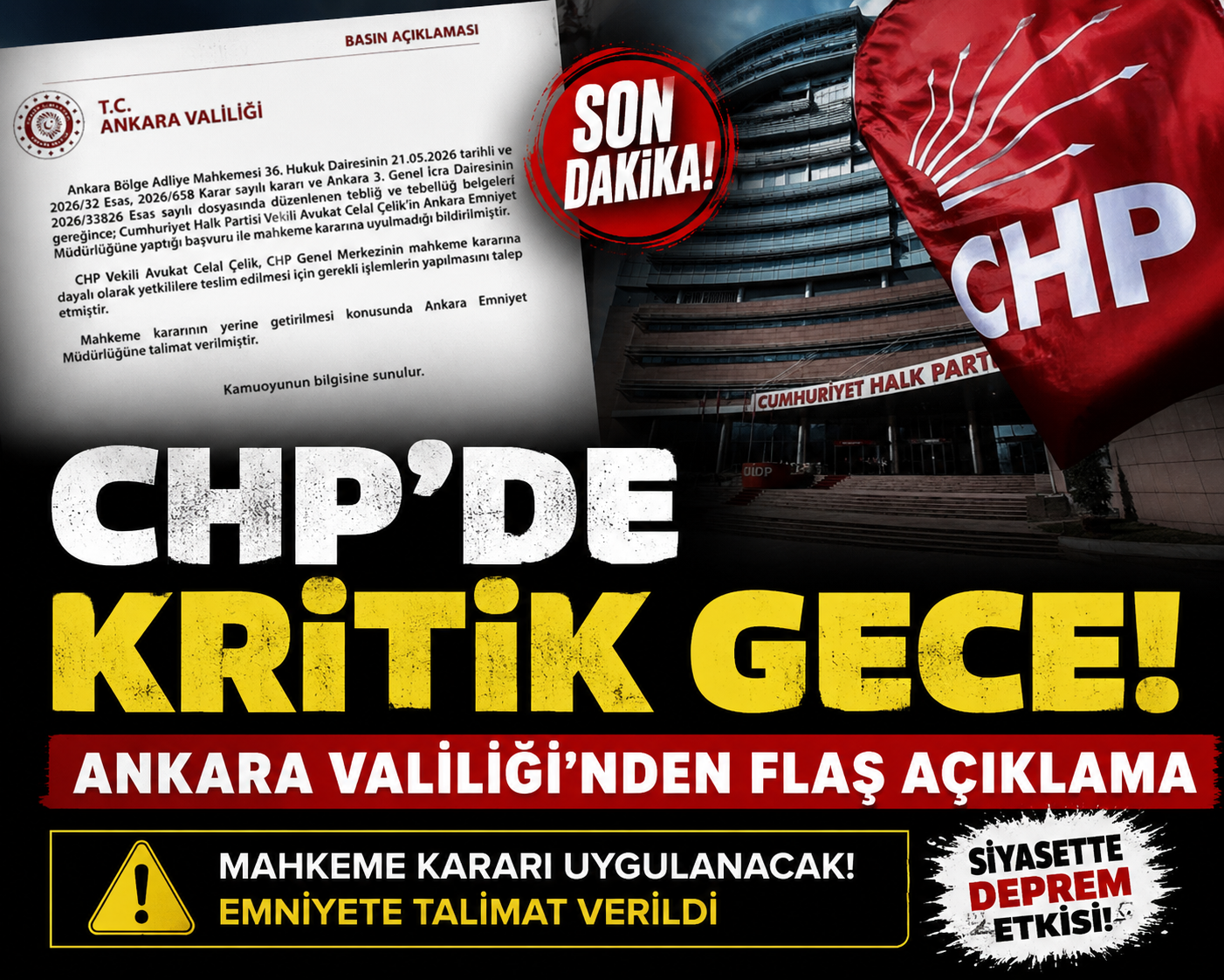 SON DAKİKA: CHP İçin Kritik Talimat! Ankara’da Alarm Verildi