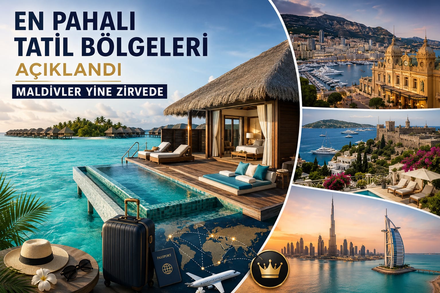 En Pahalı Tatil Bölgeleri Açıklandı: Maldivler Yine Zirvede