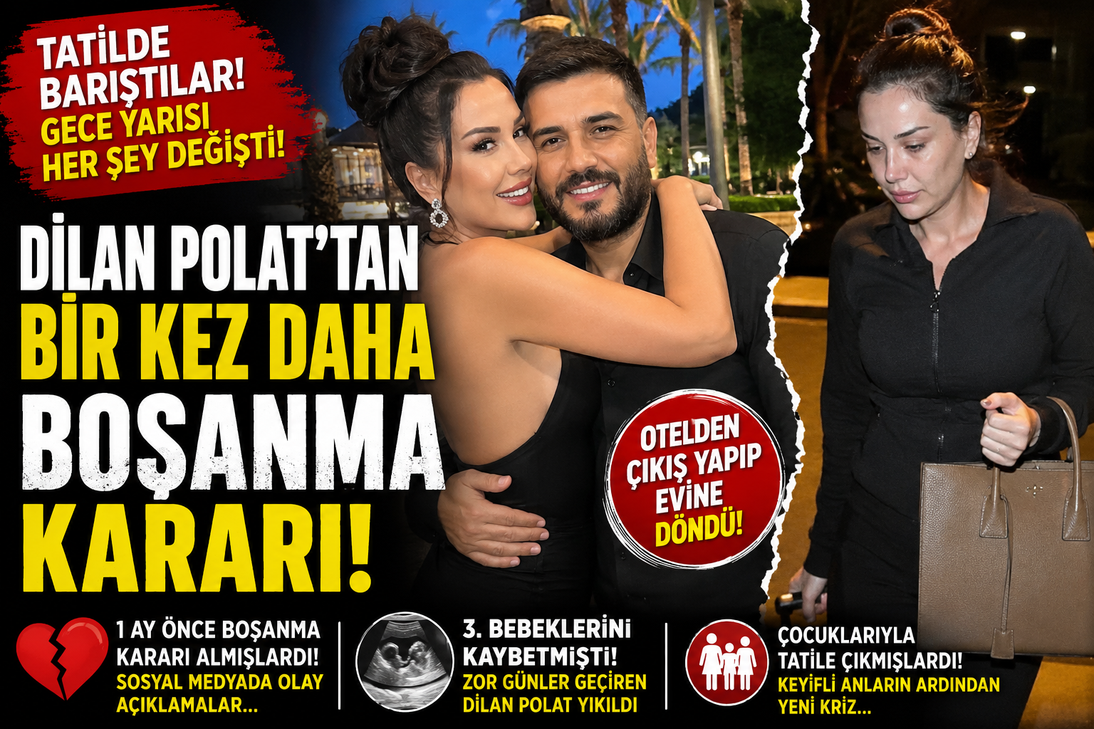 Dün Barıştılar Bugün Yeniden Ayrılmaya Karar Verdiler